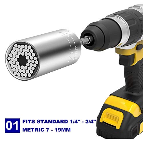 Universalnuss Sinwind Steckschlüssel mit Powergrip für 7-19mm