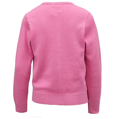 Girls Long Sleeve Button Front Cotton Soft Knit Cardigan Sweater3