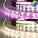 Produktbild 24V RGB + WW LED Stripe Streifen Band 5 Meter CRI>85 (5000 mm) Rot+Grün+Blau + Warmweiß 4in1 LED Strip 24V, 19W pro Meter, IP20 von INNOVATE®