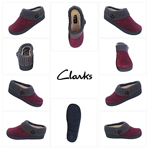 Image of Clarks Women's Knit Scuff Slippers