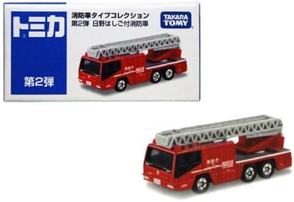 Amazon Tomy トミカ イオン オリジナル 消防車タイプコレクション第2弾 日野はしご付消防車 ミニカー ダイキャストカー おもちゃ