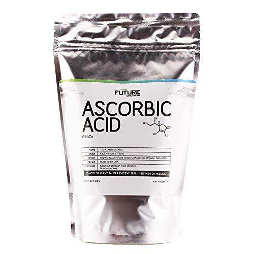 Ascorbic Acid (Vitamin C) 2.2. lbs. Immune Support & Antioxidant Supplement. No Fillers.Fine Crystals. Organic. No GMO
