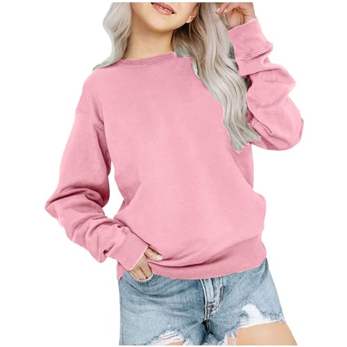Sweatshirt for Teen Girls Boys Fleece Crewneck Pullover Long Sleeve Fall Tops Loose Casual Preppy Winter Sweater 2025