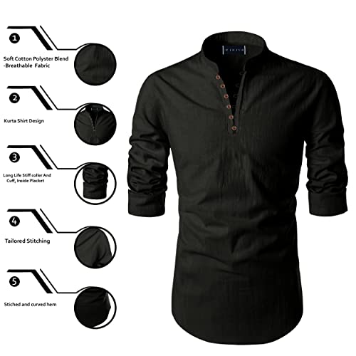 Image of Zombom Men's Solid Regular Fit Shirt