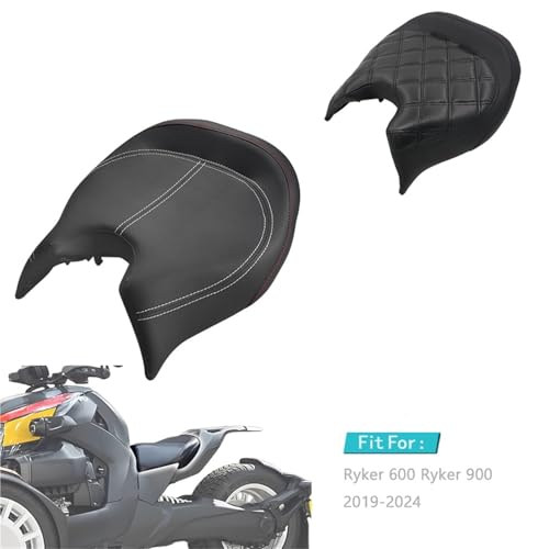 Asiento de motocicleta para Can-Am Ryker negro que elimina la dureza original 2