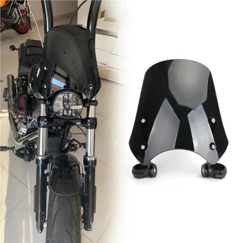 Déflecteur vent de moto ABS pour Davidson Dyna Softail Wide Super Glide - 2