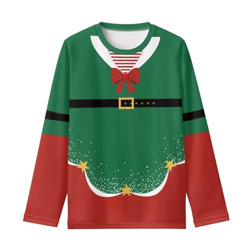 Christmas Long Sleeve Shirts for Girls Graphic Vintage Pullover Tops Fall Winter Clothes for Back to School 3-16Y