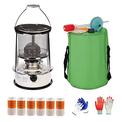 Réchaud à kérosène en acier inoxydable blanc de 6L avec 6 mèches - 6
