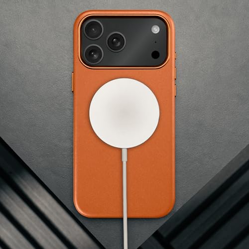 Coque en cuir iPhone 17 Pro Max TORRO étui de luxe orange - 3