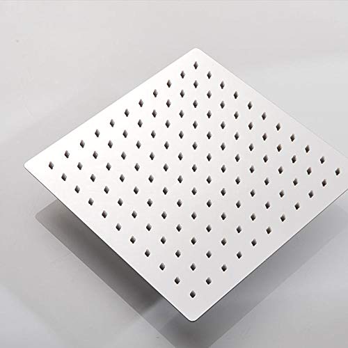 Douche LED changement couleur en acier chromé nickel
