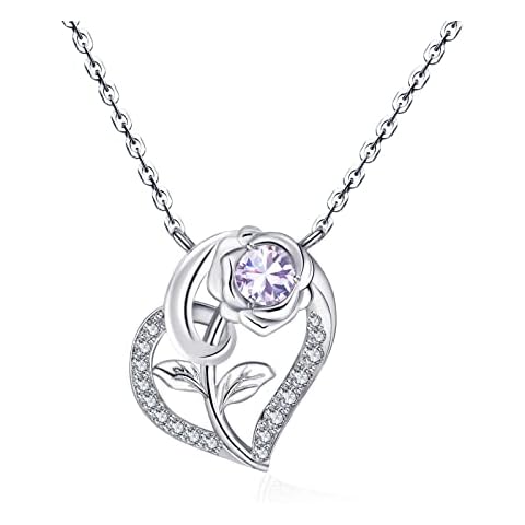 Qings Birthstone Heart Pendant Necklace Cover