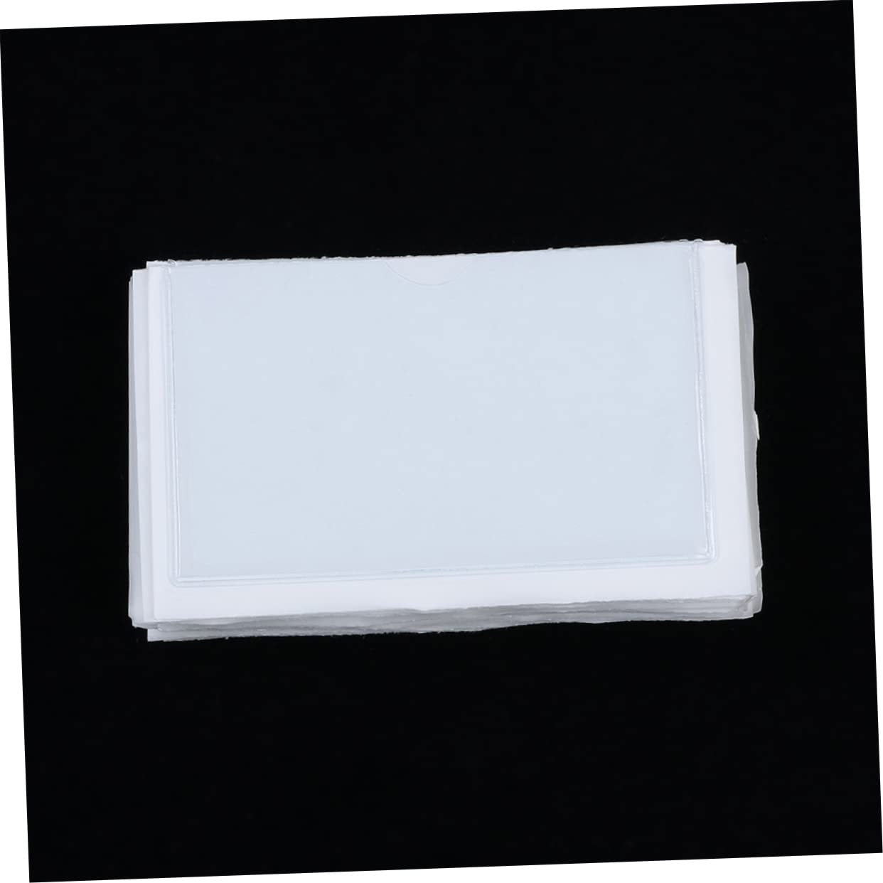 YARNOW 72pièces Pochettes Adhésives Transparentes Porte-étiquettes Autocollants Pour Et Organisation De Documents Étanches Et Pour Bureau Voyage