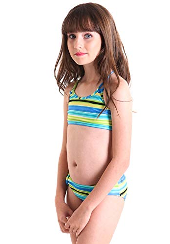 Biquíni Kids Listras Surf - Verde - 04