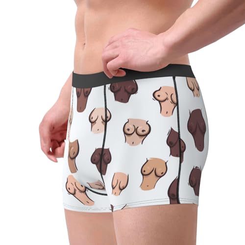 Books Bookshelf Library Literature Shelf Comfortable And Breathable Men'S Multi-Faceted Flat Angle Underwear4