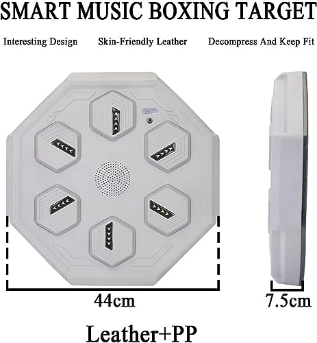 Machine de boxe musicale électronique murale connectée Bluetooth avec gants - 5