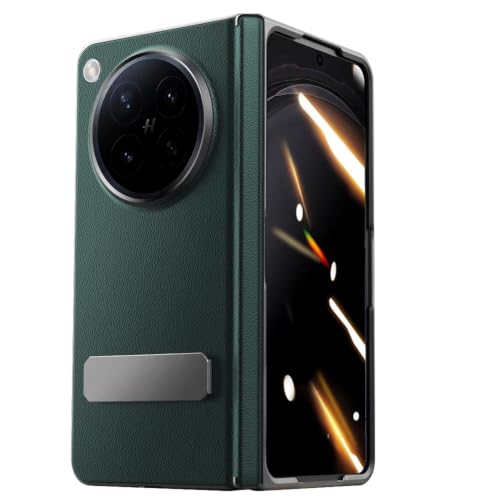 Étui en cuir véritable Oppo Find N6 chic avec charnière