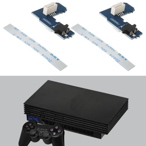 Image of 2PCS Game Console Power Switch Board Compatible with Sony PS2 Slim SCPH 7000 Series with Ribbon Flex Cable Gaming Console Power Control Board