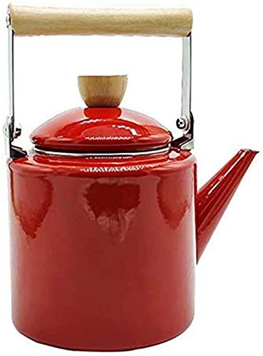 Whistle-Wasserkocher Für Gas-Kochfeld-Kessel Dicke Stahl-Platten-Gruppe, Doppeltes Email-Email Auf Der Oberfläche Original Einzelner Dicker