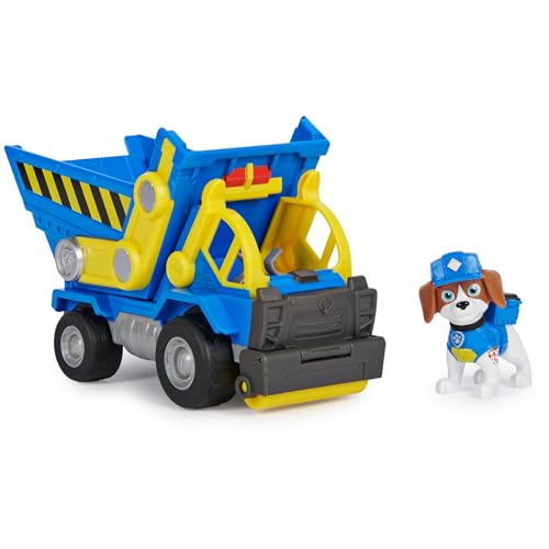 Rubble & Crew - Pack Camión y Figura Wheeler - Patrulla Canina Juguetes - 6066528 - Juguetes Niños 3 años + - Regalo Niño 3 años +