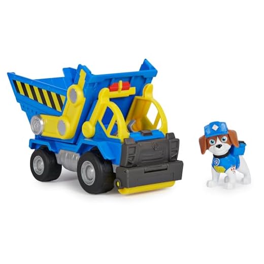 Rubble & Crew - Pack Camión y Figura Wheeler - Patrulla Canina Juguetes - 6066528 - Juguetes Niños 3 años + - Regalo Niño 3 años +
