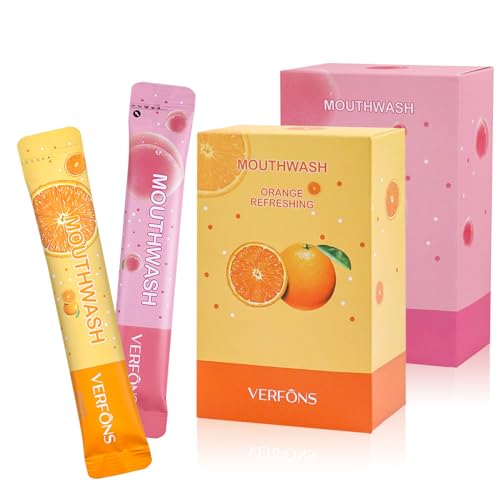 Mini enjuague bucal, enjuague bucal portátil de tamaño de viaje, 0.35fl.Oz, empaquetado individualmente, para refrescar el aliento, fácil de llevar, imprescindible para el trabajo, viajes, citas