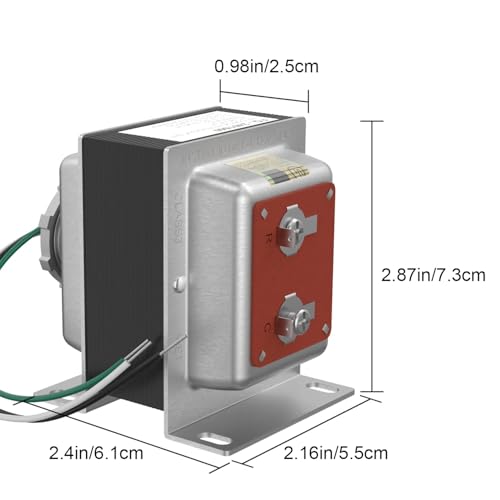 BENSN 24V 40VA Doorbell Transformer Compatible with Ring 2 3 4 Pro Nest Hello Eufy Arlo Video Doorbell, 24V Transformer for Honeywell Ecobee 3 Google Nest 3rd Thermostat Power Supply