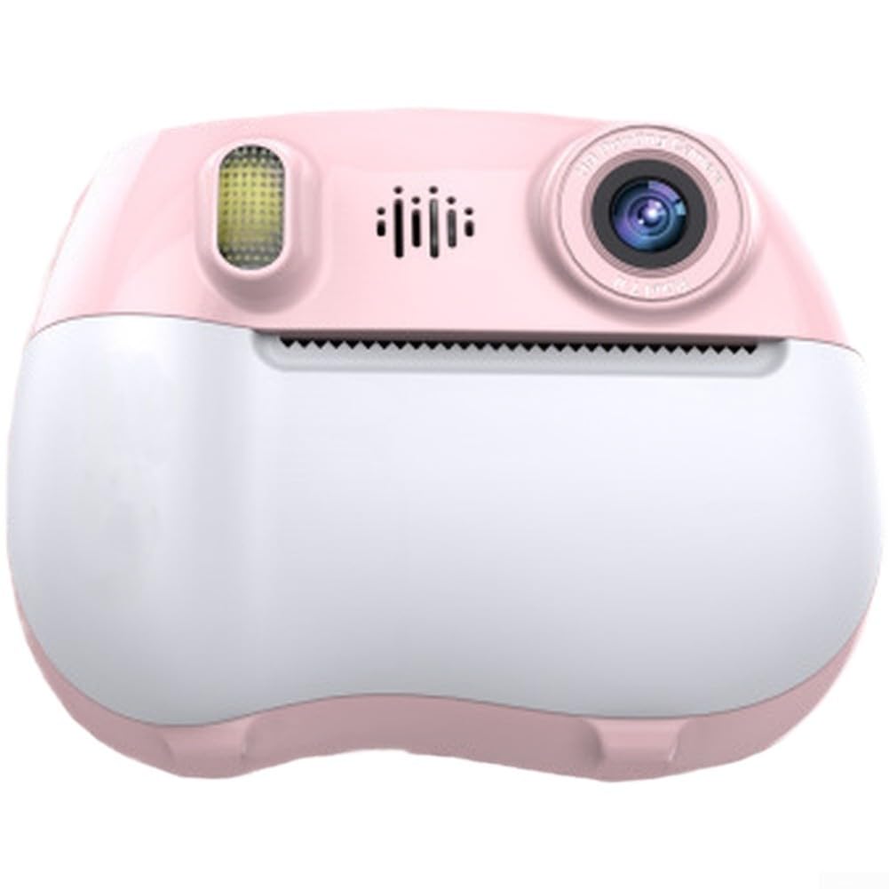 Fotocamera termica per bambini, 12 MP, schermo da 2,4 pollici, colore: rosa