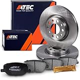 ATEC Germany Bremsenset Hinterachse inkl. Bremsscheiben Ø 292 mm Belüftet + Bremsbeläge Hinten Kompatibel mit ALFA ROMEO 159 (939_), 159 Sportwagon (939_), BRERA (939_), SPIDER (939_)