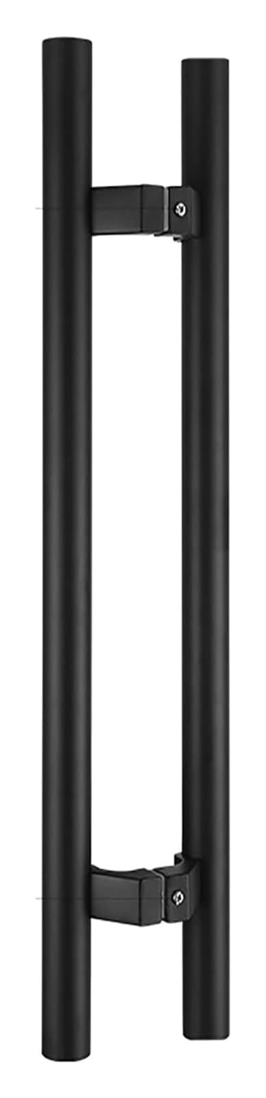 BHGFYXBS Sliding Barn Door Handle Sliding Barn Door Handle Stainless Steel, Push Pull Bar Handle, Heavy Duty Double Sided H Sswing Door Handle/D/150Cm,Black-80Cm(2.6Ft),Black-80Cm(2.6Ft)