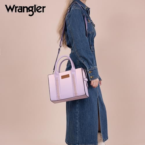 Image of Wrangler Tote Bag for Women Designer Satchel Handbags Top-handle Purses with Strap