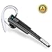 SHNOKER Bluetooth Headset, Bluetooth V4.1 Earpiece Wireless Ultralight In-ear Earbuds Stereo Headphones with Noise Cancelling Microphone for Iphone and Android Cell Phones for Business/Office/ Truck