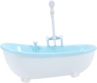 TOYANDONA Brinquedos Para Banheira De Spray Banheira Para Brinquedos De Bebê Para Meninos Micro Brinquedos Boneca De Bebê Brinquedos Boneca Móveis De Banheiro Banheira De Boneca Elétrica