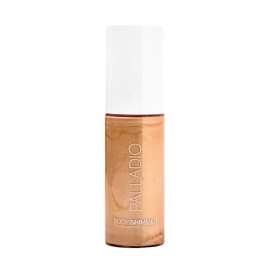 Palladio Body Shimmer Gel, Lightweight Water-Based Body Glow with Aloe, Hyaluronic Acid, Vitamin E & Panthenol, Buildable Radiant Shimmer, Vegan,