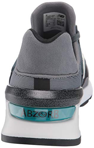 New Balance Women's 997 Sport V1 Sneaker, Black/Gunmetal, 8.5 B US