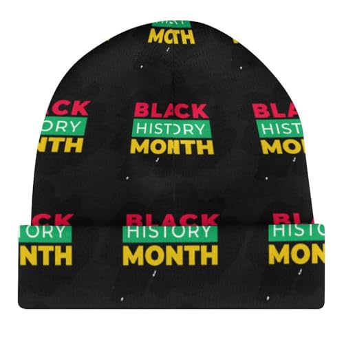 Happy Black History Month 2022 Kids Beanie Hat for for Girls Boys Children Cap Winter Knitted Chemo Cancer Headwear Accessories Gifts Decoration4