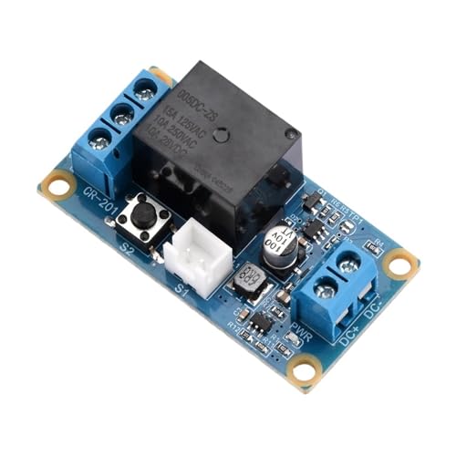 Relais à bouton unique bistable DC5-28V pour contrôle d'appareils - 2