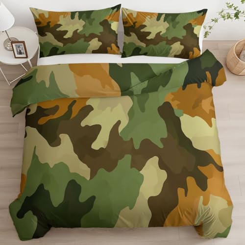 Funda Nórdica Camuflaje Militar Estilo