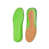 Cariuma Bio-Foam Removable Insoles with Cork Green Shoe Insert, No Slip, Washable Memory Foam Shoe Inserts for Sneakers, Provide Confort & Arch Support, Mens 10