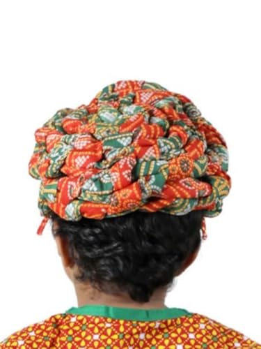 Image of BookMyCostume Kids Rajasthani Pagdi Indian Traditional Turban For Boys And Men - Multicolor