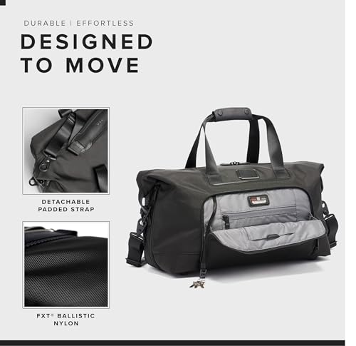 Image of Tumi Alpha 3 Double Expansion Travel Satchel, Official Product, 1.1 gal (31 L) 0 cm 6.2 lbs (2.9 kg), Black, One Size