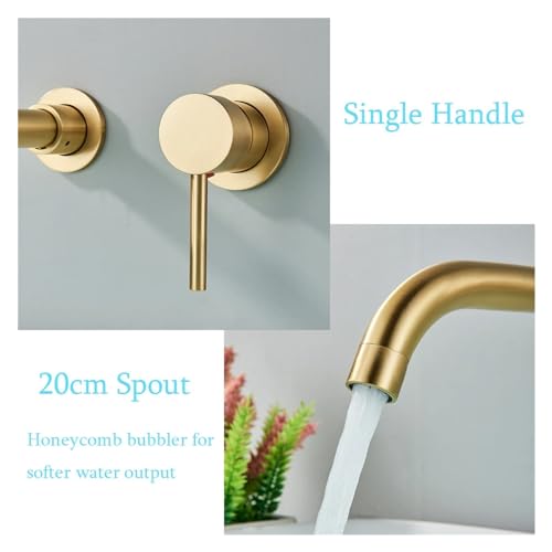 Robinet de salle de bain mural rotatif pour simplifier votre routine matin