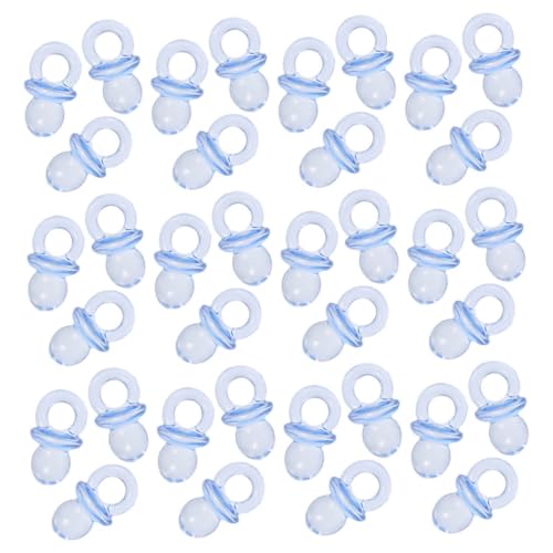 Kisangel 150 Piezas mini chupete chupetes pequeños para shower pequeños chupetes chupete niña chupetes para juegos de shower chupetes acrilicos para shower Acrílico