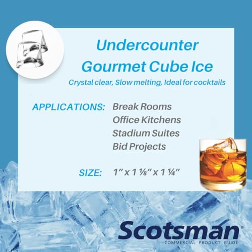 Scotsman CU50GA-1 Undercounter Gourmet Cube Ice Maker thumb #3