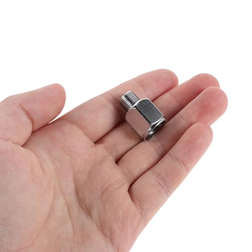 Adaptadores de aerógrafo y conector universal de acero inoxidable para compresor 4