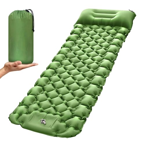 Vinstein Selbstaufblasende Isomatte, 16cm Selbstaufblasende Schlafmatten...