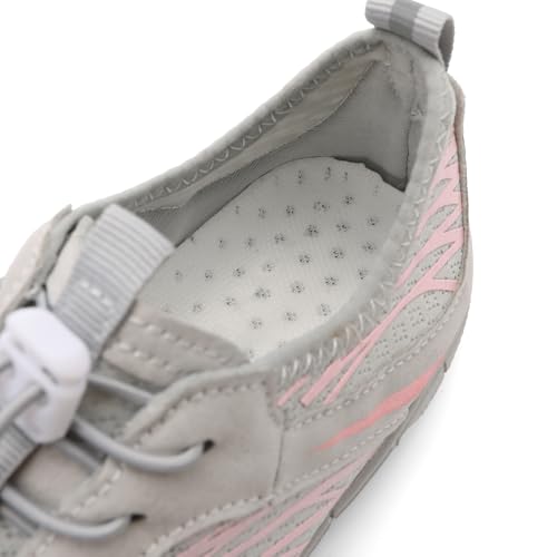 Image of UBFEN Water Shoes for Men Women Quick Dry Swim Aqua Socks | Lightweight Barefoot-style Fit, Rubber Sole, Hiking, Fishing, Kayaking, Beach, Pool, Boating, Diving And Water-to-land Wear