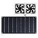 Bagalqio Aspiratore Solare - Ventilatore da Tetto Ventilatore ad energia Solare Resistente alle intemperie - Ventilazione della Finestra di sfiato del Tetto della Ventola di energia Solare Dotata