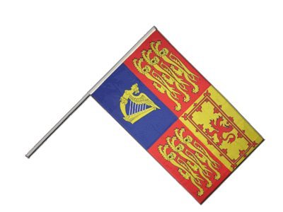 Drapeau Royaume-Uni Royal Digni 60x90cm de haute qualité sur hampe