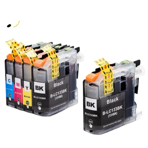 Cartouche d'encre compatible LC133 LC131 multicolore haute capacité pour imprimante MFC-J870DW