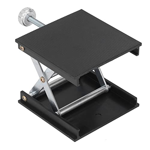 Laboratory Lifting Platform for Table Floor Mounted Table Wall Mounted Table for Adjustable Table for Laser Table Tool 90Mm Lift Tables (Black)